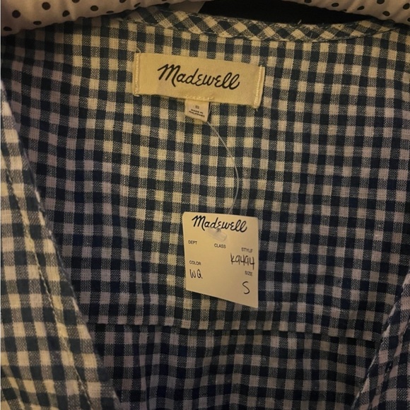 Madewell Gingham Wrap Dress - Picture 4 of 5